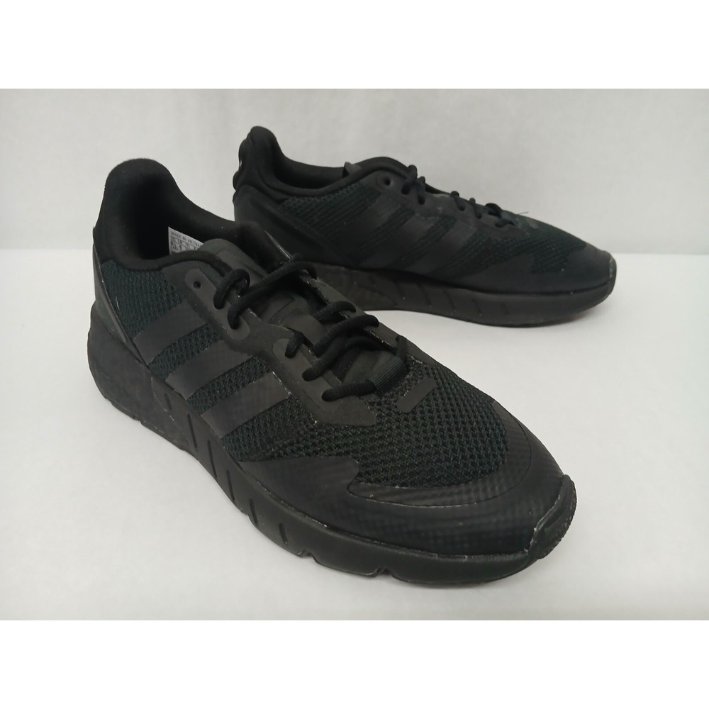 Adidas Kids ZX 1K Boost J Casual‎ Athletic Shoes G58921 Black Sz 6.5